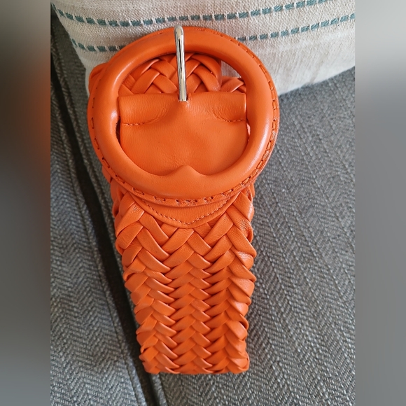 NWOT Ralph Lauren Braided Leather Belt Made in Italy. # 410153315 5F9 Size M - Picture 4 of 7